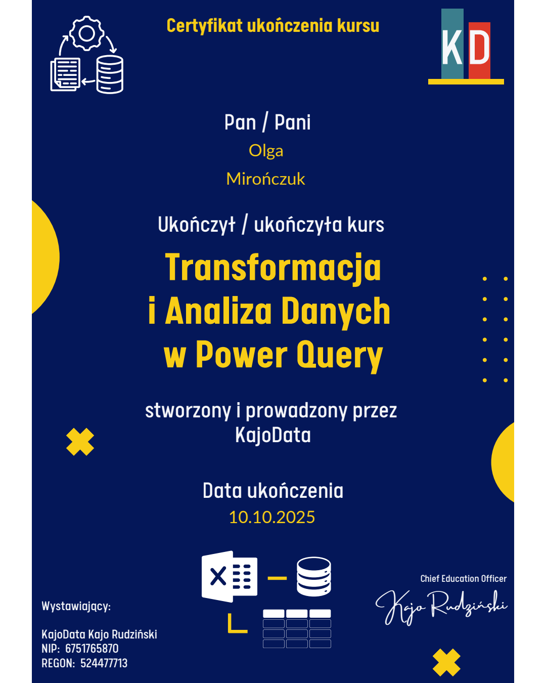 Transformacja i analiza danych w Power Query
