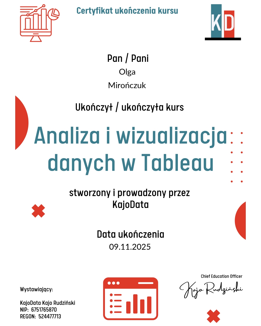 Analiza i wizualizacja danych w Tableau