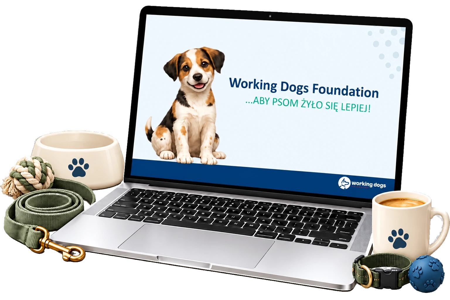 Data storytelling dla Working Dogs Foundation - animowane wideo #BI_NGO
